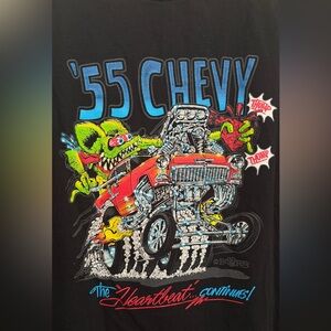 Rat fink 55 chevy tshirt cxl